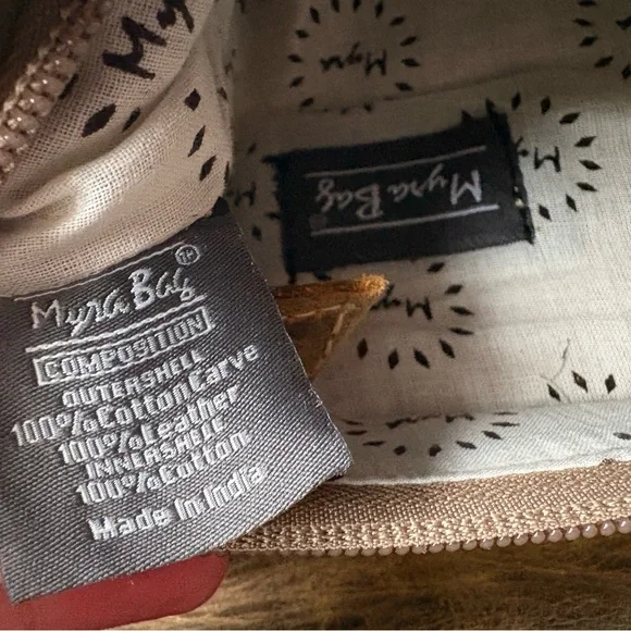 Myra Bag Rustic Brown Leather Crossbody with Tassel - Picture 5 of 5